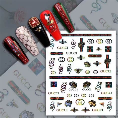 nail stickers gucci|gucci nail polish colors.